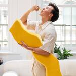 Shake Shack Crinkle Cut Cuddler - Giant French Fry Body Pillow