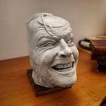 The Shining Bookend Sculpture - Here's Johnny!
