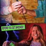 ShiZap! - Illuminated Electric Shock Block Stacking Game