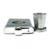 Shot Flask - Flask with Built-In Collapsible Shot Glass