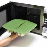 Silicone Banana Leaf Lid - Airtight Seal for Food Storage and Cooking