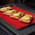 Silicone Pyramid Baking Mat, Candy Mold, Trivet, Dog Treat Maker, and Cooling Rack
