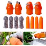 Silicone Thumb Knives - One-Handed Harvesting / Pruning Tools