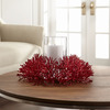 Silver Glitter Wreath / Centerpiece