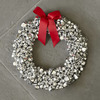 Silver Jingle Bells Wreath