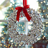 Silver Jingle Bells Wreath