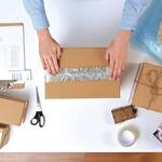 Silver Tinsel Packing Tape