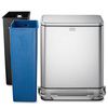 simplehuman Steel Bar Step Trash Can / Recycler