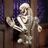 Sinister Climbing Skeleton Wall Sculpture