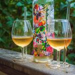 SIPSIP Wine Glass with a Built-In Straw