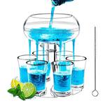 Six Shot Glass Dispenser and Holder