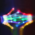 Skeletal LED Light Gloves - 12 Colors and 13 Color-Changing Modes