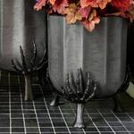 Skeleton Hands Planter Stand