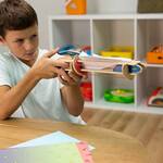 Sky Surfer - Paper Airplane Launcher