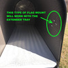 Slide-Out Mailbox Extender Tray