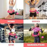 Smart Weighted Hula Hoop - Won't Fall Down!