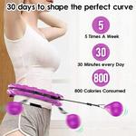 Smart Weighted Hula Hoop - Won't Fall Down!