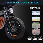 SMARTRAVEL All-Terrain Fat Tire Electric Bike - Up to 32 MPH!