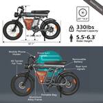 SMARTRAVEL All-Terrain Fat Tire Electric Bike - Up to 32 MPH!