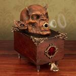 Smoking Demon Head - Incense Burner, Smoke Ring Generator, and Oddity