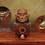 Smoking Demon Head - Incense Burner, Smoke Ring Generator, and Oddity