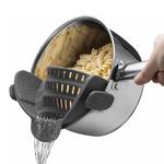 Snap N Strain - Adjustable Clip-On Strainer for Pots, Pans, and Bowls