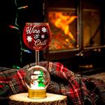 Snow Globe Wine Glass
