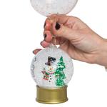 Snow Globe Wine Glass