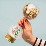Snow Globe Wine Glass