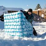 SnowCandy Inflatable Snowball Fight Bunker