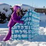 SnowCandy Inflatable Snowball Fight Bunker