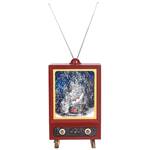 Snowing Scene Retro TV