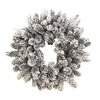 Snowy Pinecone Wreath