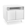 Sobro Smart Side Table - Wireless Charging, Fridge, Mood Lighting, and Speakers