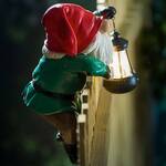 Solar Gnome Fence Hanger