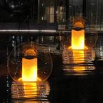 Solar-Powered Flickering Flame Floating Pool Lights