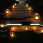 Solar-Powered Flickering Flame Floating Pool Lights