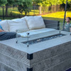 Sound Reactive Fire Pit Table w/ Integrated Speakers and LED Lighting