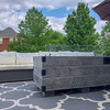 Sound Reactive Fire Pit Table w/ Integrated Speakers and LED Lighting