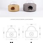 Space Capsule Cat Bed