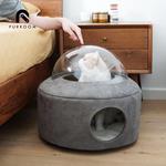 Space Capsule Cat Bed
