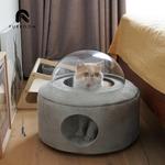 Space Capsule Cat Bed