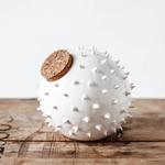 Spiky Ceramic Blowfish Bank