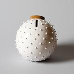Spiky Ceramic Blowfish Bank
