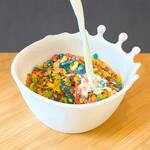 Spilt Milk - Surreal Silicone Cereal Bowl