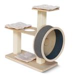 Spinning Exercise Wheel Cat Tree