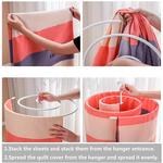 Spiral Hanger - Space-Saving Drying Rack For Sheets, Blankets, and More