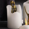 Spirit Candles Hide Bronze Sculptures Inside