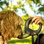 Spleash - Dog Leash Handle, Water Bottle, Flip-Out Bowl, and Sprayer