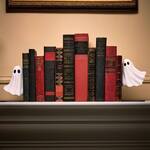 Spooky Floating Ghost Bookends